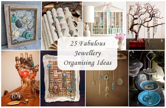 25 fabulous jewellery organising ideas