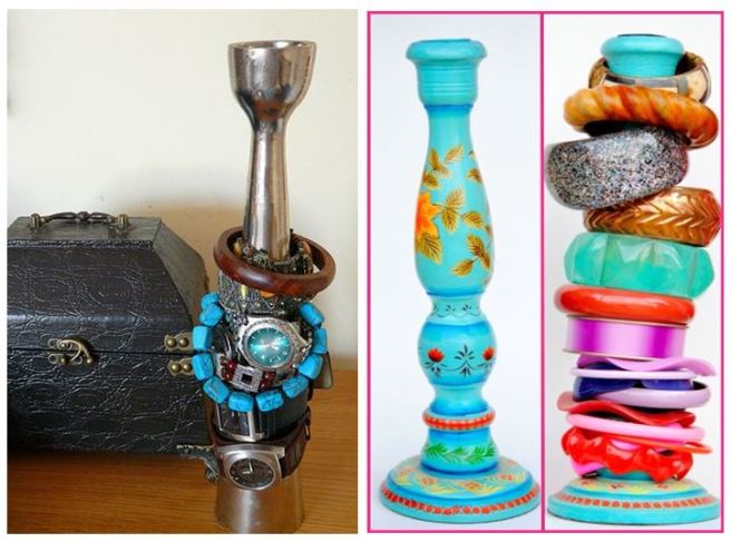 Candlestick Jewellery Bracelet Holder Organizer