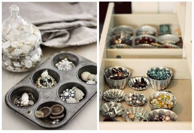 Cupcake Tins Forms Jewellery Holder Organizer