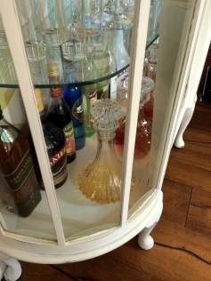 DIY Shabby Chic Liquor Cabinet5