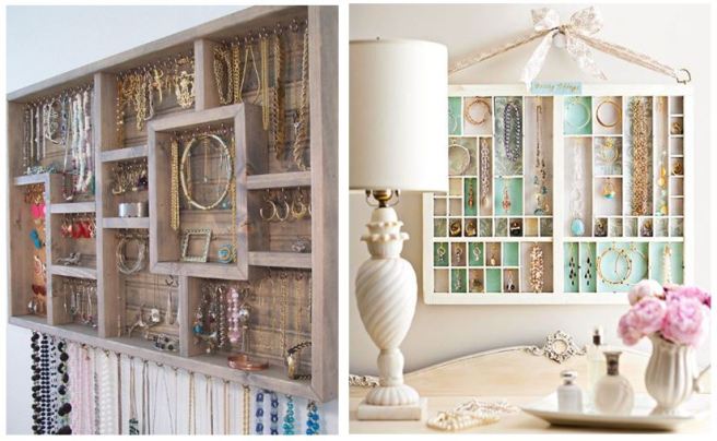 Shadow Box Jewellery Holder Organizer